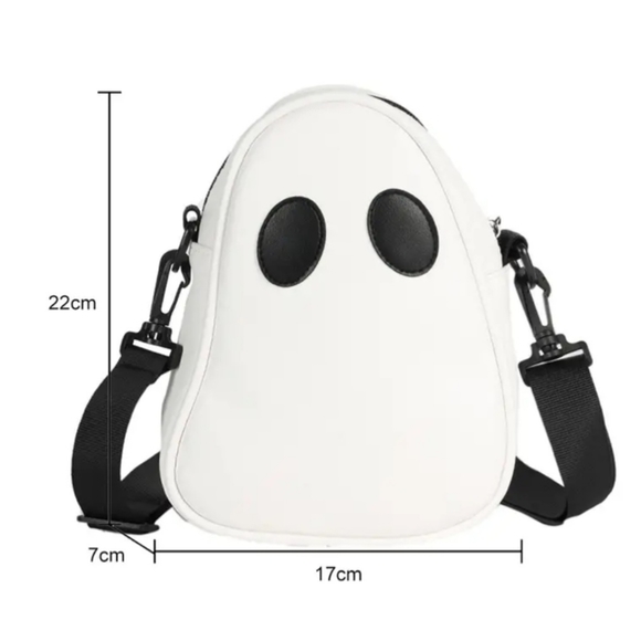 Last One! Ghost Crossbody Bag/Purse. Adjustable Strap. Lightweight. ๐ป Halloween - Picture 2 of 5